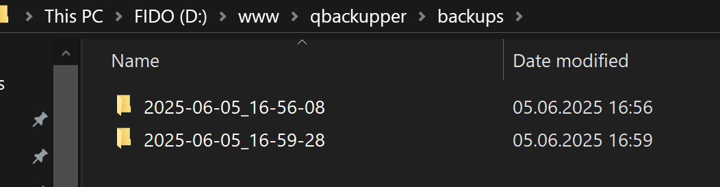 QBackupper Screenshot 2